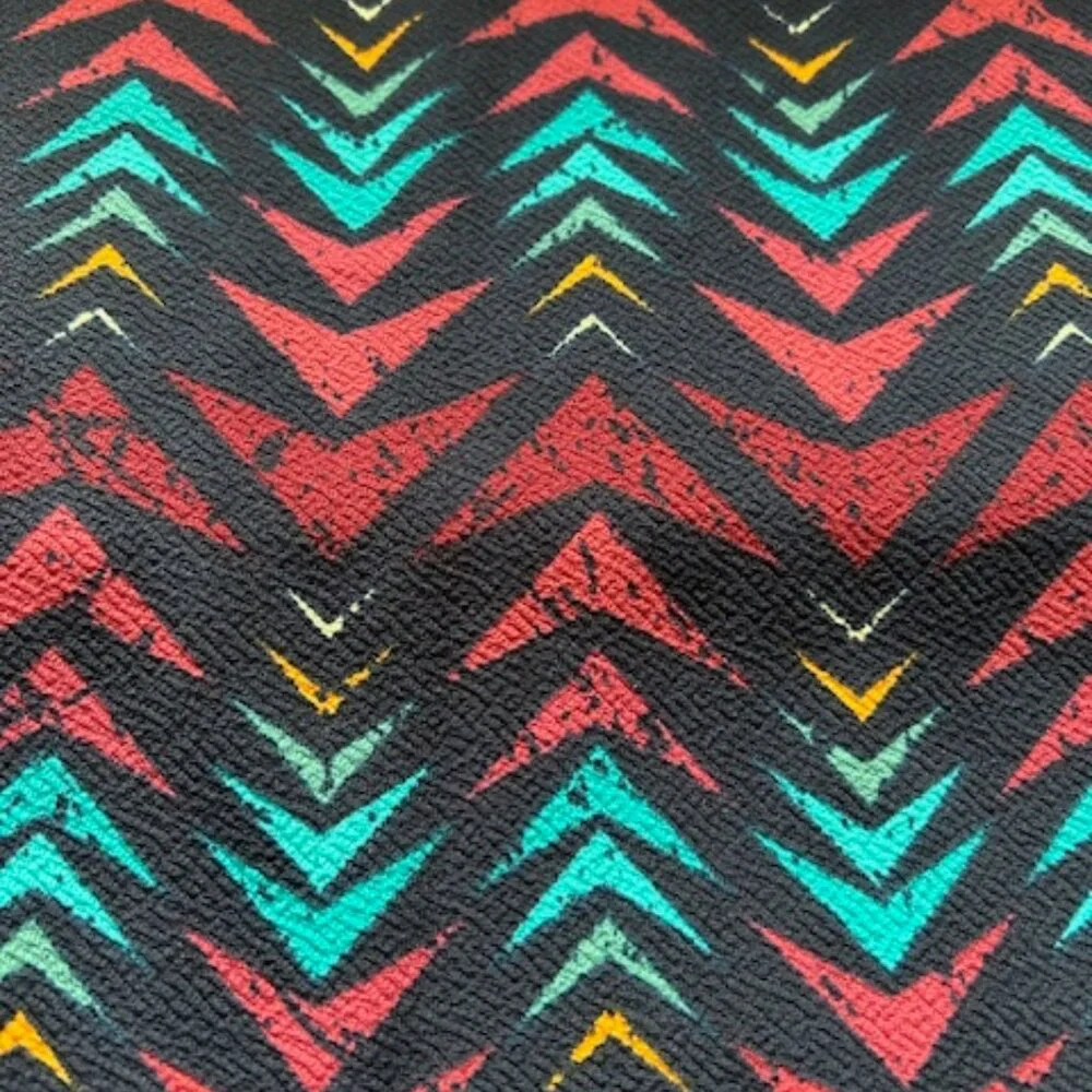 LuLaRoe Cassie Pencil Skirt 2XL Multicolor Geometric Pull On Stretch